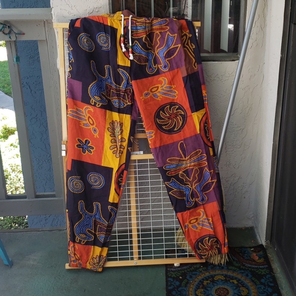 African Print pants